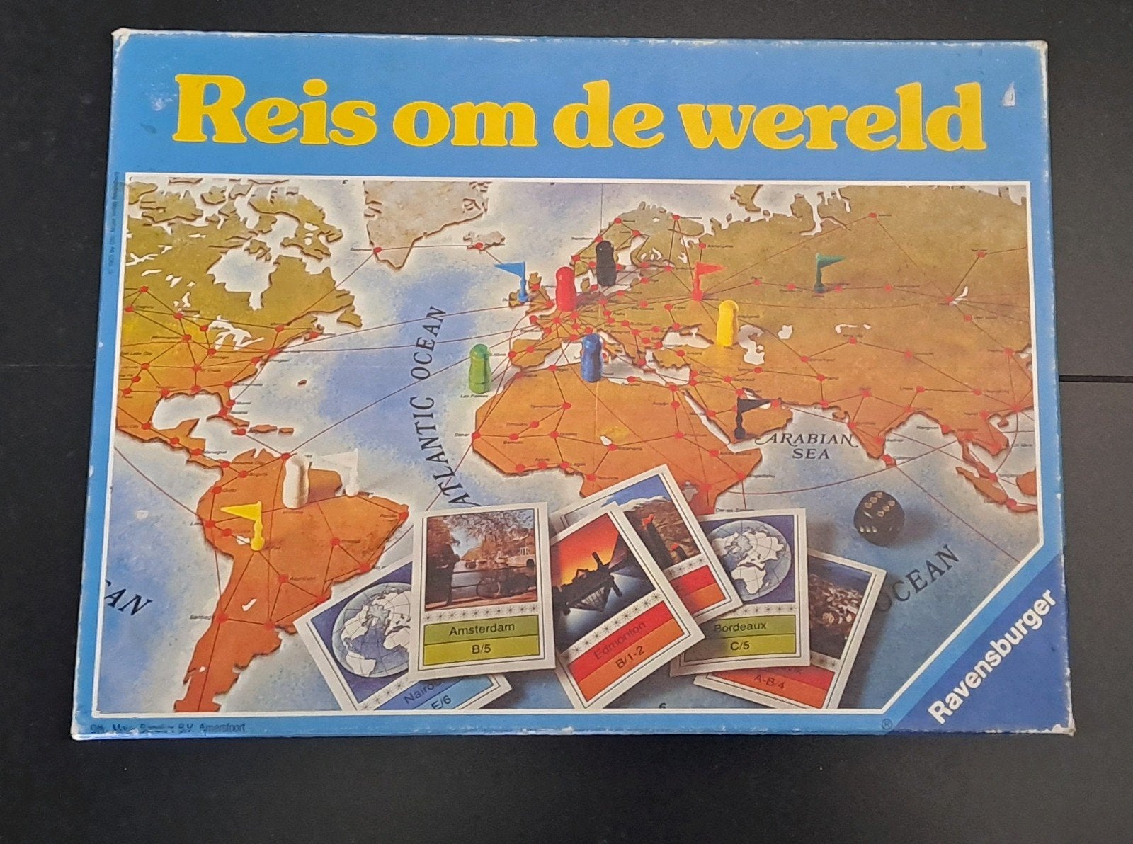 Spel Reis om de wereld/Ravensburger, Ophalen of Verzenden, Zo goed als nieuw