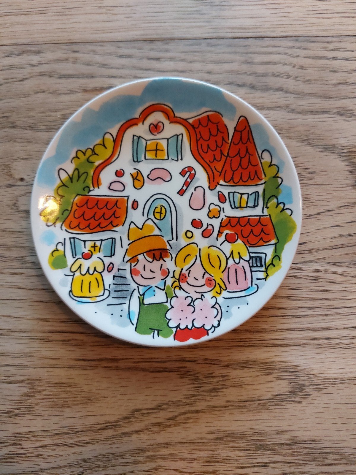 Blond Amsterdam Efteling petit four bordje, Blond Amsterdam, Ophalen of Verzenden, Zo goed als nieuw, Bord(en)