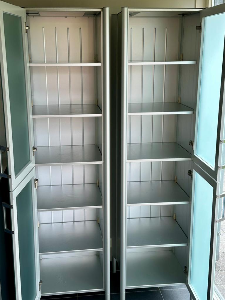 Bulthaup System 20 keukenkast servieskast set van 2 stuks, Ophalen, 50 tot 100 cm, Zo goed als nieuw, Grijs