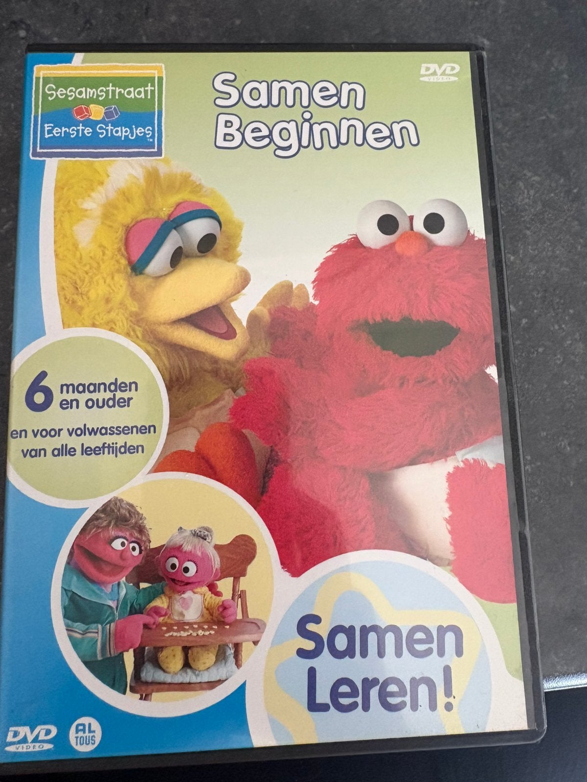 Sesamstraat DVD: Samen Beginnen - Eerste Stapjes, Gebruikt, Alle leeftijden, Ophalen of Verzenden, Tv fictie