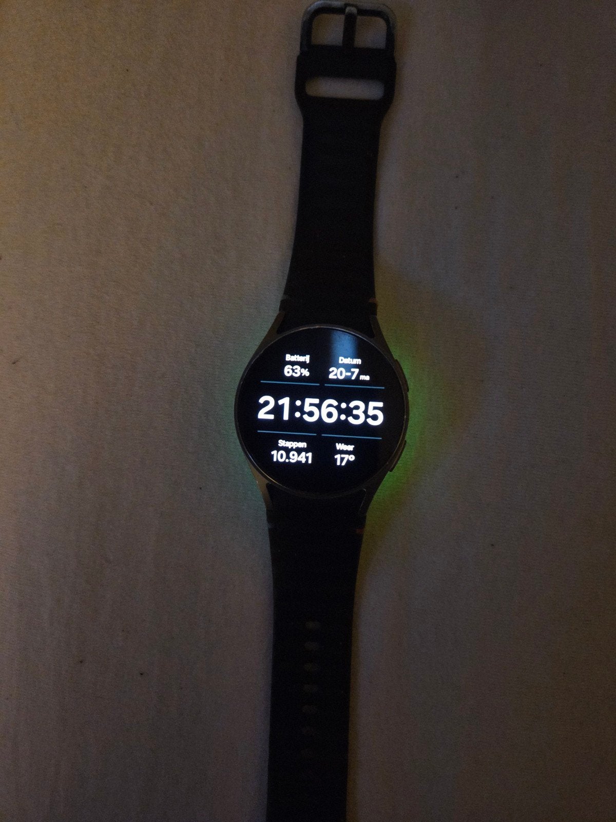Samsung Watch 7 - Puntgaaf en Zo Goed als Nieuw, Sieraden, Tassen en Uiterlijk, Smartwatches, GPS, Zwart, Ophalen of Verzenden