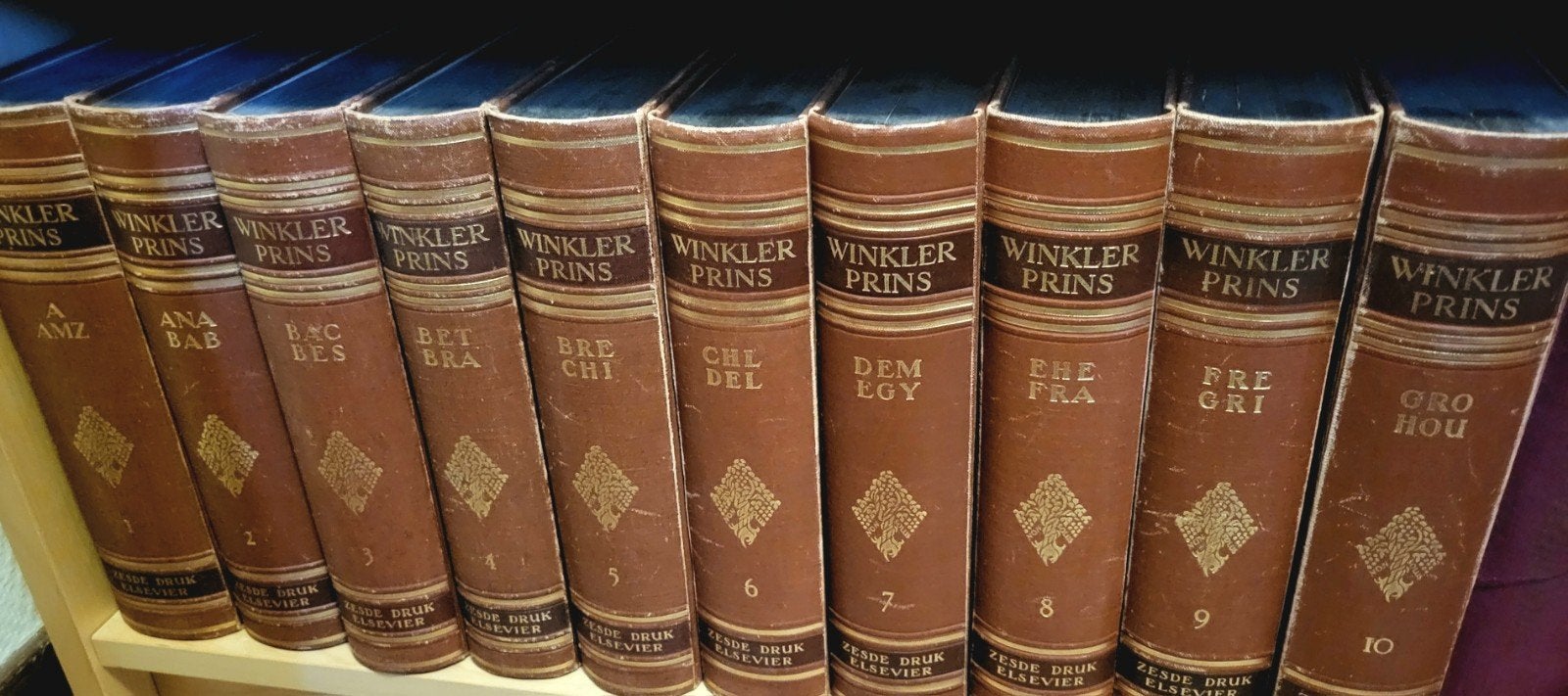 Winkler Prins Encyclopedie - Zesde Druk (compleet 20 delen)), Boeken, Complete serie, Algemeen, Winkler Prins, Ophalen