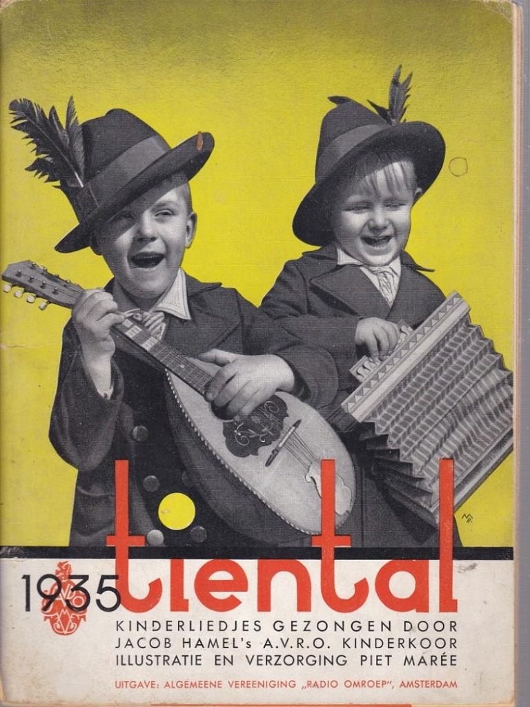 1935 - Tiental Kinderliedjes gezongen door Jacob Hamels AVRO, Ophalen of Verzenden, Zo goed als nieuw, Overige soorten, Overige genres