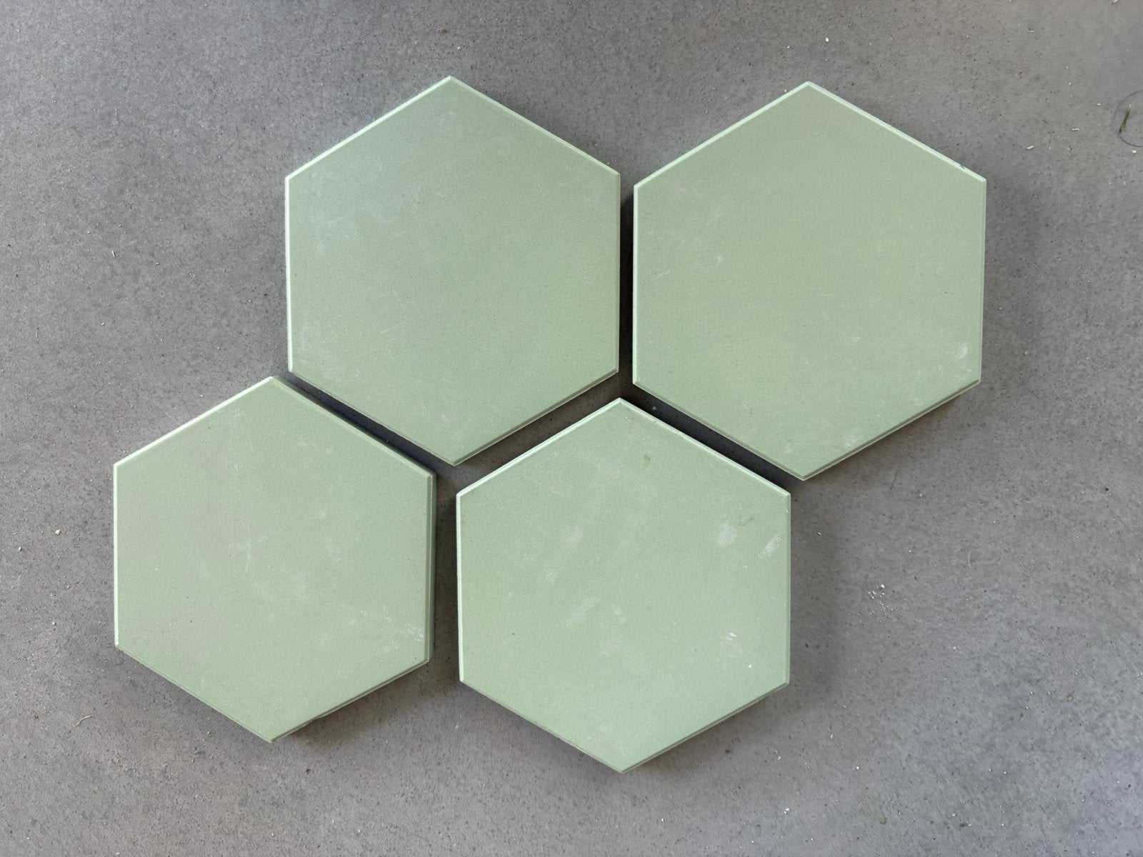 Winckelmans tegels hexagon 10 cm pistache, Doe-het-zelf en Verbouw, Ophalen, Minder dan 20 cm, Zo goed als nieuw, Minder dan 5 m²
