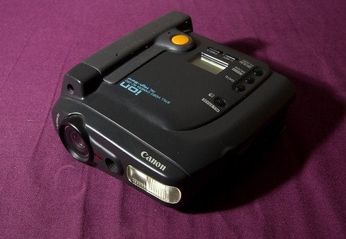 Vintage still video camera, Mini dv, Gebruikt, Canon, Ingebouwde lamp