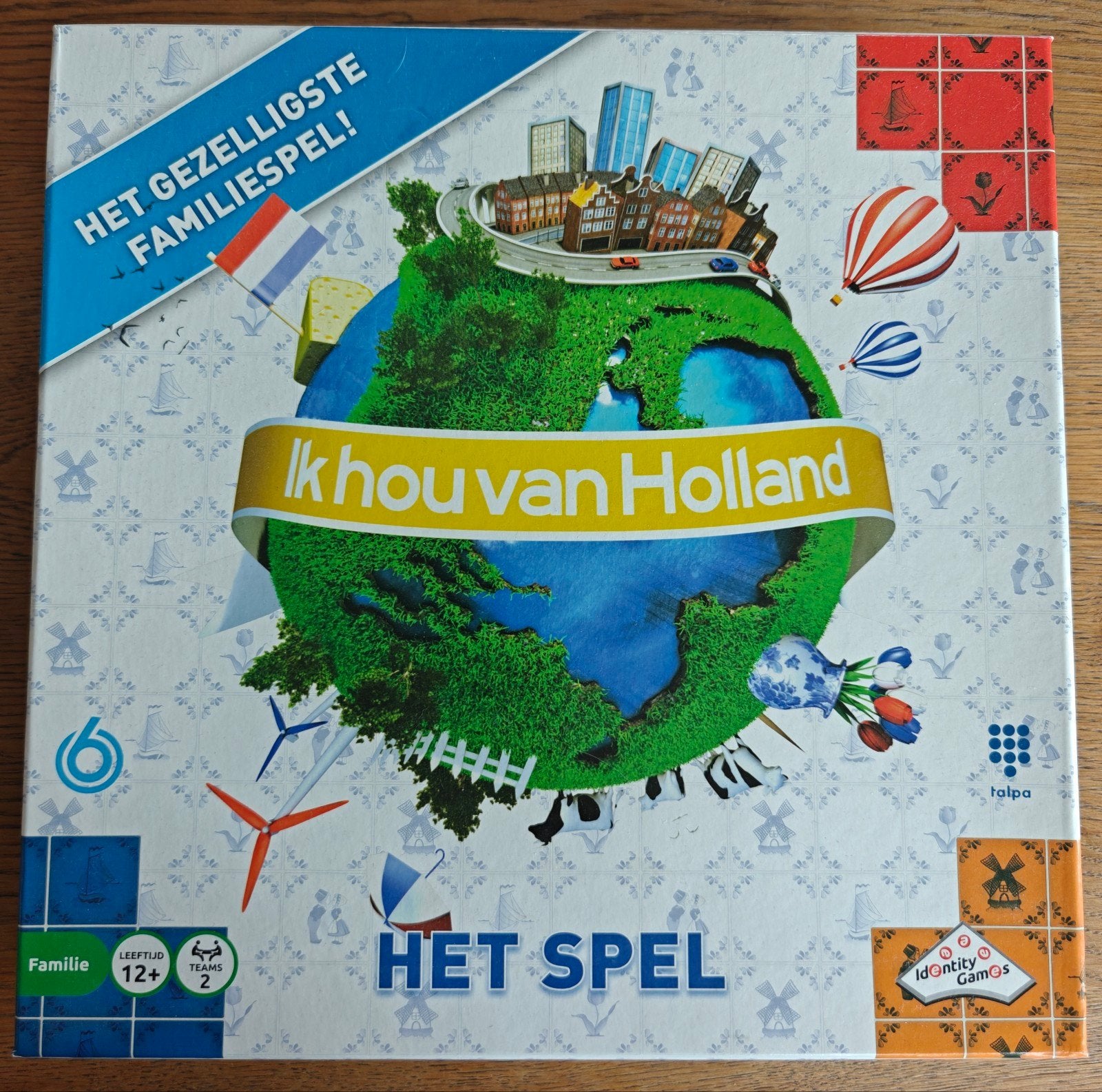 Ik hou van Holland Het Spel - Nieuw in doos, Drie of vier spelers, Ophalen of Verzenden, Nieuw, Identity Games