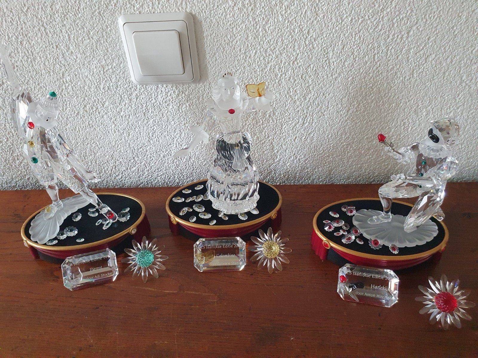Swarovski SCS Jaarlijkse Editie 1999-2001 (3 stuks), Ophalen of Verzenden, Zo goed als nieuw, Mens