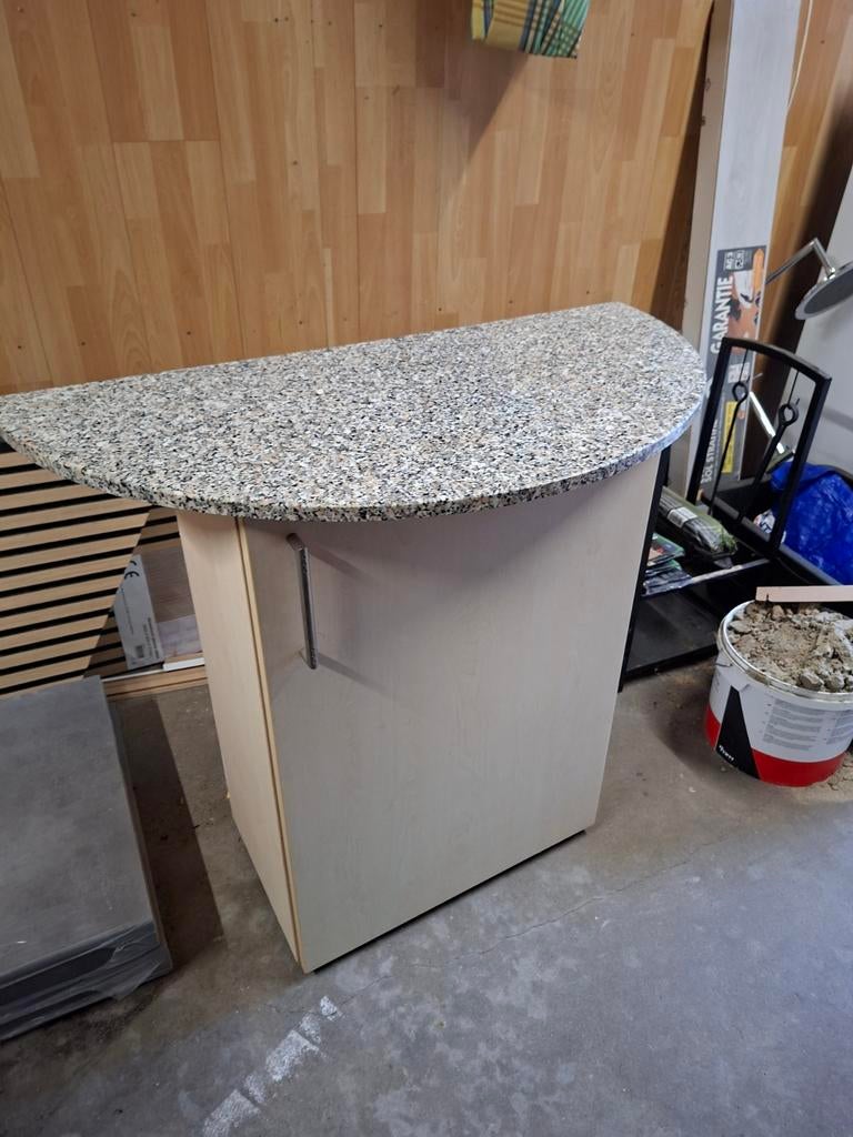 Keukenkast met stenen blad, Ophalen, 25 tot 50 cm, 50 tot 100 cm, Minder dan 100 cm