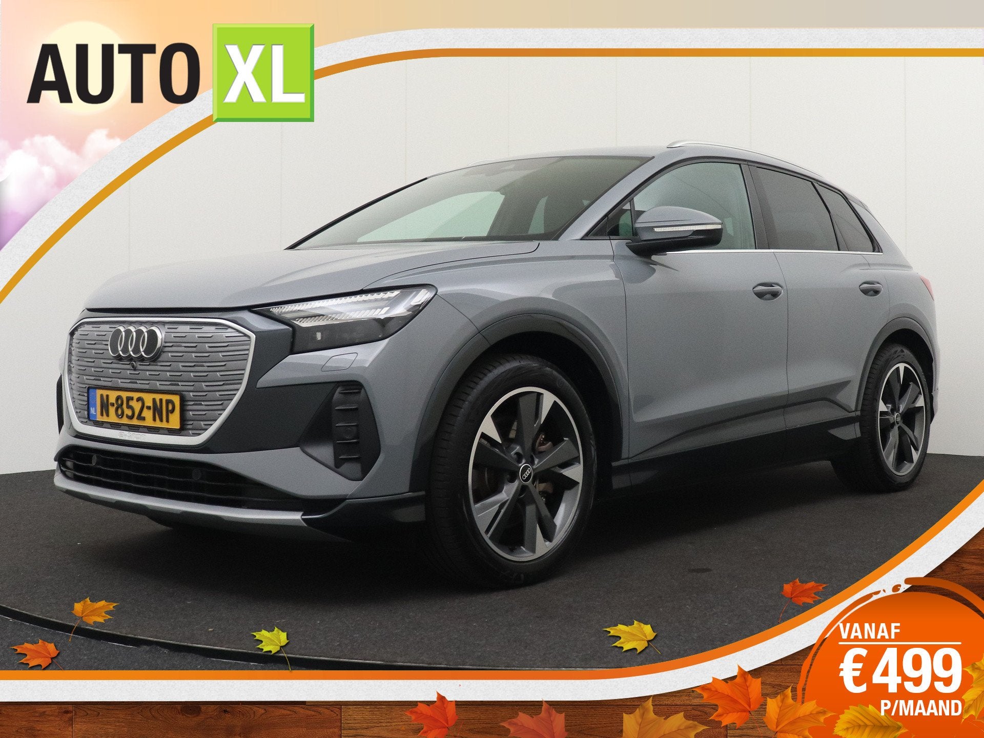 Audi Q4 e-tron 40 Competition 77 kWh (SOH 95%) Leder RS-inte, Automaat, Dealer onderhouden, Achterwielaandrijving, Gebruikt