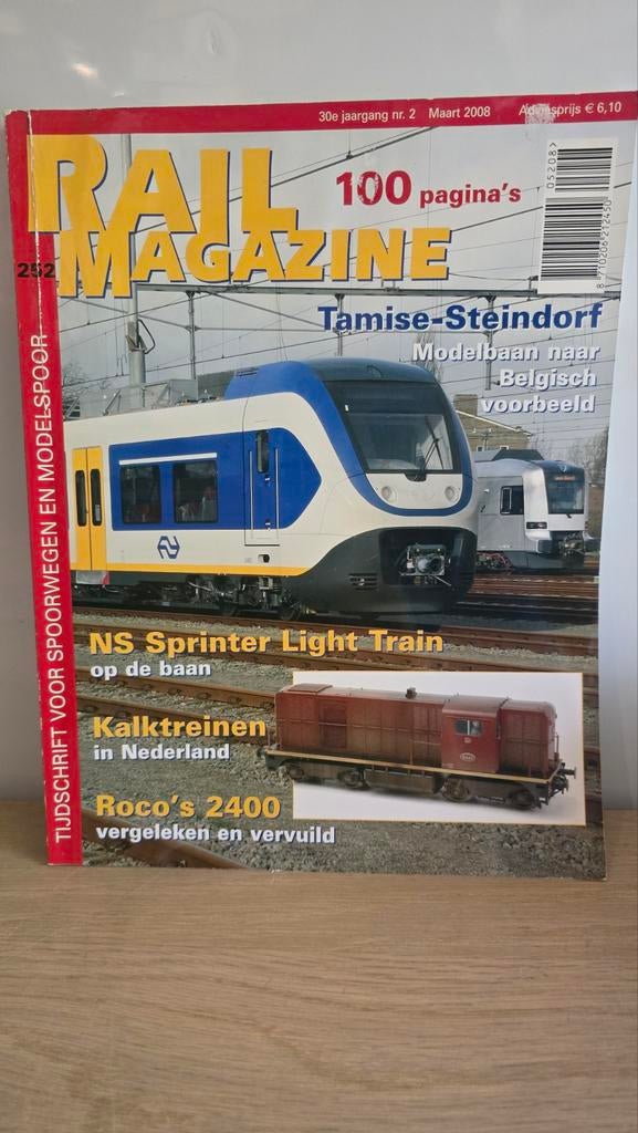 Rail Magazine - Maart 2008 - NS Sprinter Light Train, Ophalen of Verzenden, Overige typen