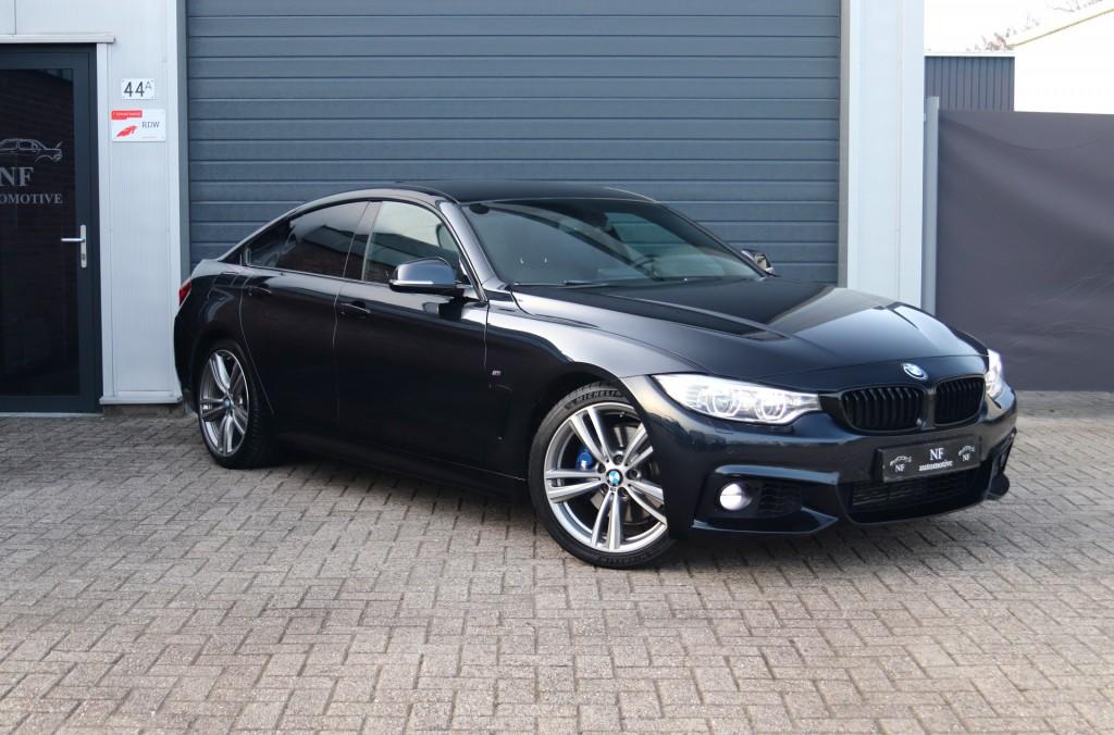 Bmw 4-SERIE 435i Gran Coupe F46 N55 - M-Package! - NL auto!, Auto's, Achterwielaandrijving, 4-Serie, Zwart, Origineel Nederlands