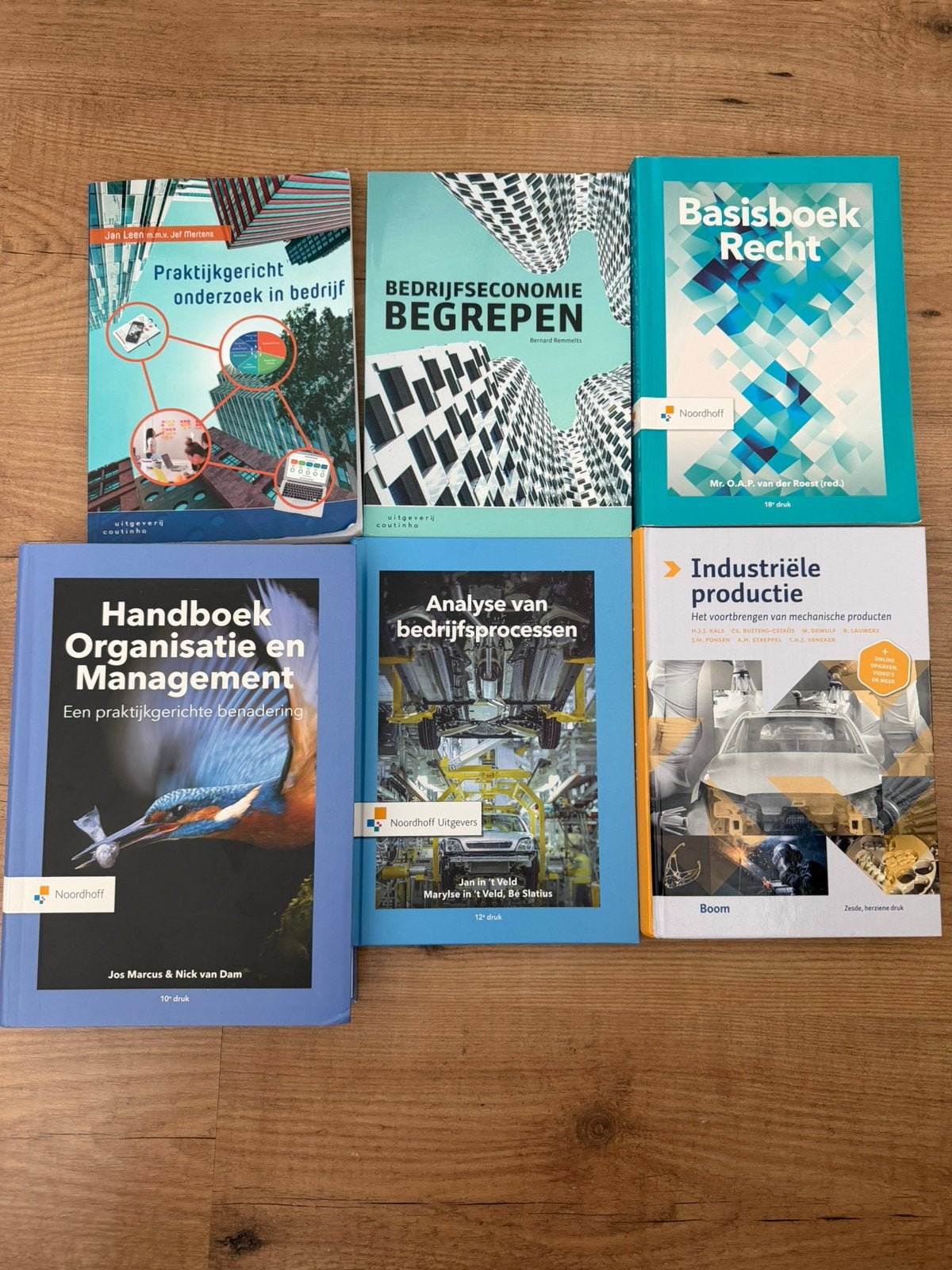 Technische bedrijfskunde schoolboeken, Ophalen, Zo goed als nieuw, Vakgebied of Industrie