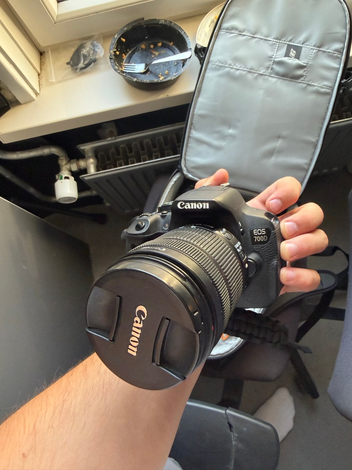 Canon EOS 700D Spiegelreflexcamera met 2 lenzen en tas, Ophalen, Spiegelreflex, Canon, Beeldstabilisatie