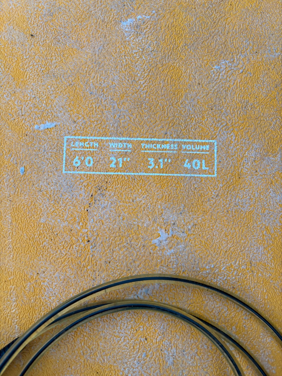 Olaian Surfboard 6'0" - 40L, Ophalen, Gebruikt, Funboard, Met vinnen