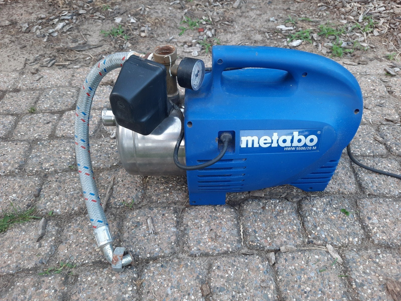 Metabo HWW 5500/20 M waterpomp, Ophalen