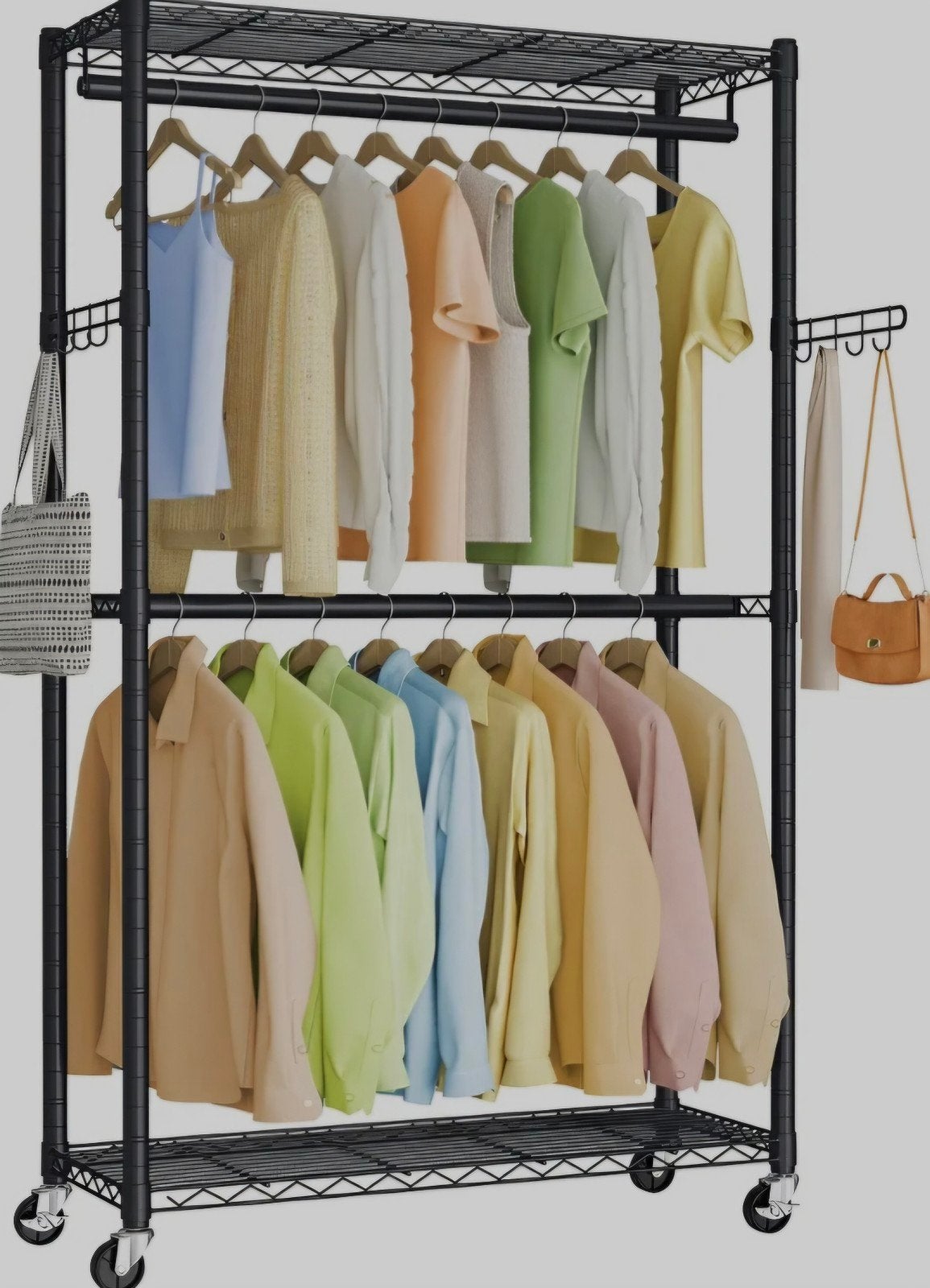 zware metalen kledingrek op wielen Nieuw in doos!, Kleding | Dames, Kledingrekken, Ophalen of Verzenden, Nieuw