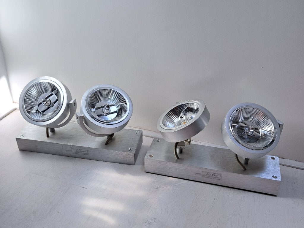 Set van 2 verstelbare dimbare G53 design LED spots, Gebruikt, Overige lichtbronnen, Overige merken, Overige fittingen