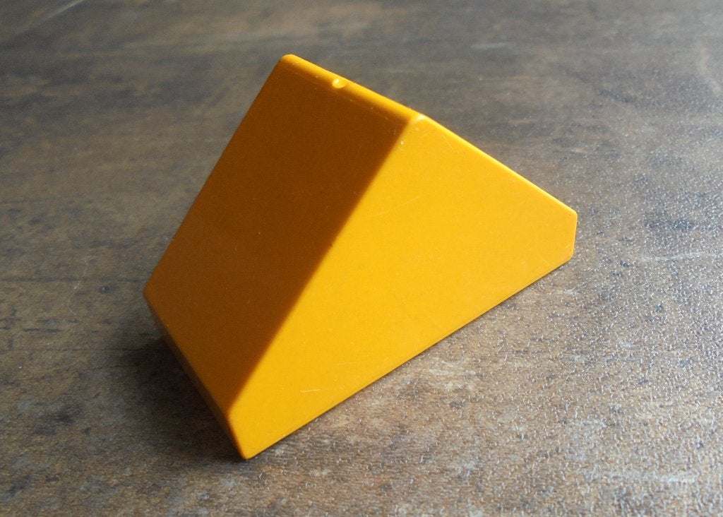 Lego Duplo Brick 4x2 Slope 45 Double (zie foto's) 4, Ophalen of Verzenden, Gebruikt, Losse stenen, Duplo