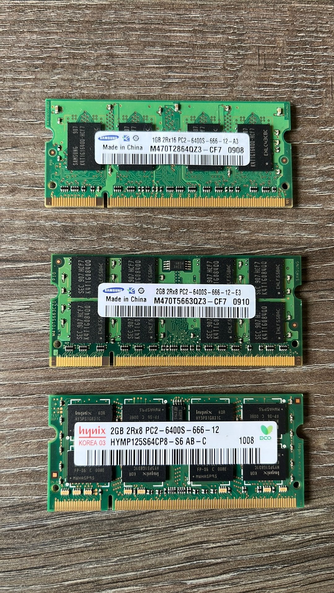 Geheugen banken laptop, Ophalen of Verzenden, Gebruikt