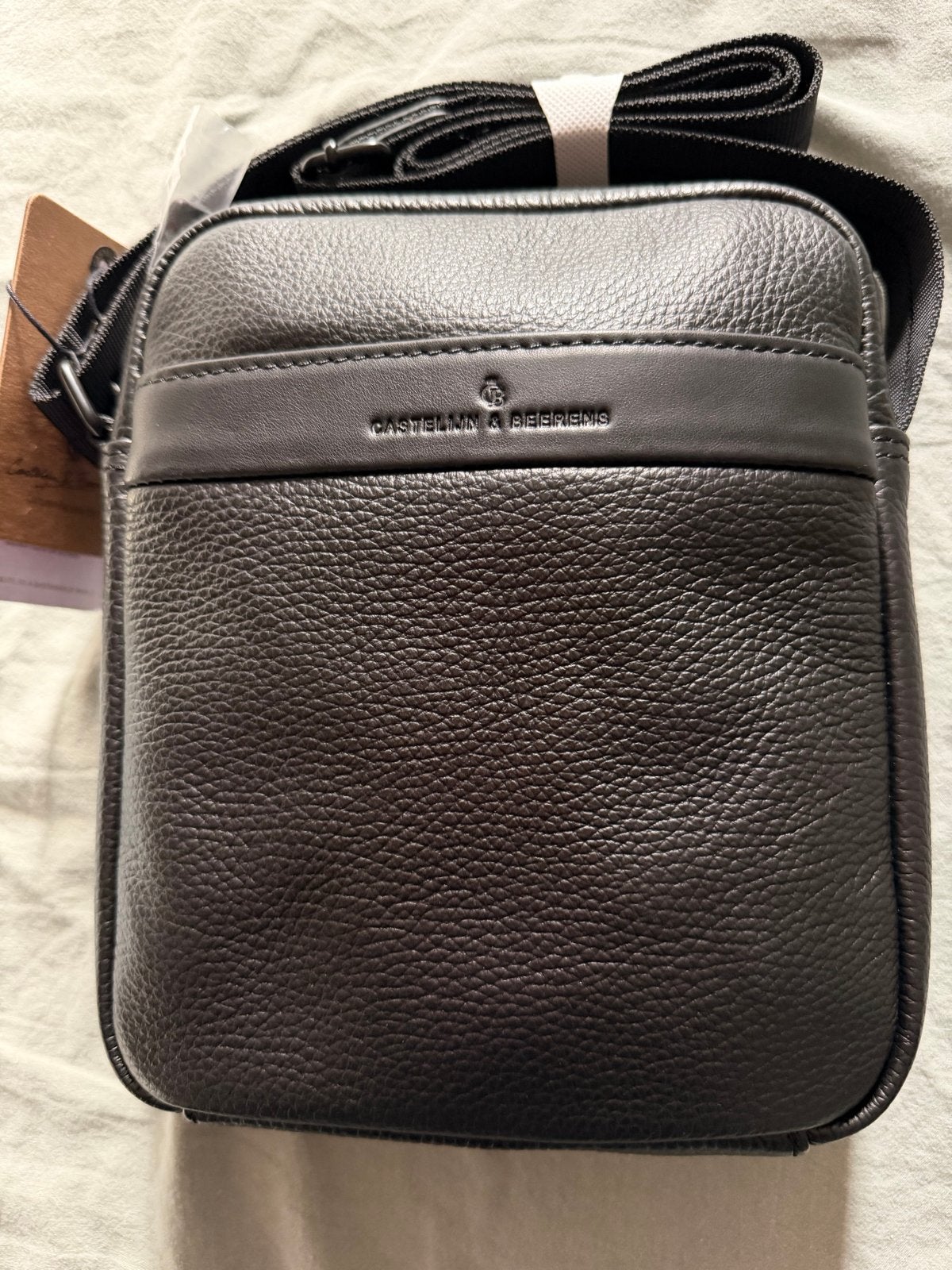 Castelijn & Beerens Leren Crossbody Tas - Zwart- nieuw!, Sieraden, Tassen en Uiterlijk, Tassen | Schoudertassen, Overige merken