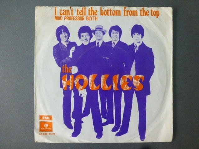 The Hollies. I can't tell the bottom from the top./ Mad prof, Cd's en Dvd's, Gebruikt, 7 inch, Single, Ophalen of Verzenden