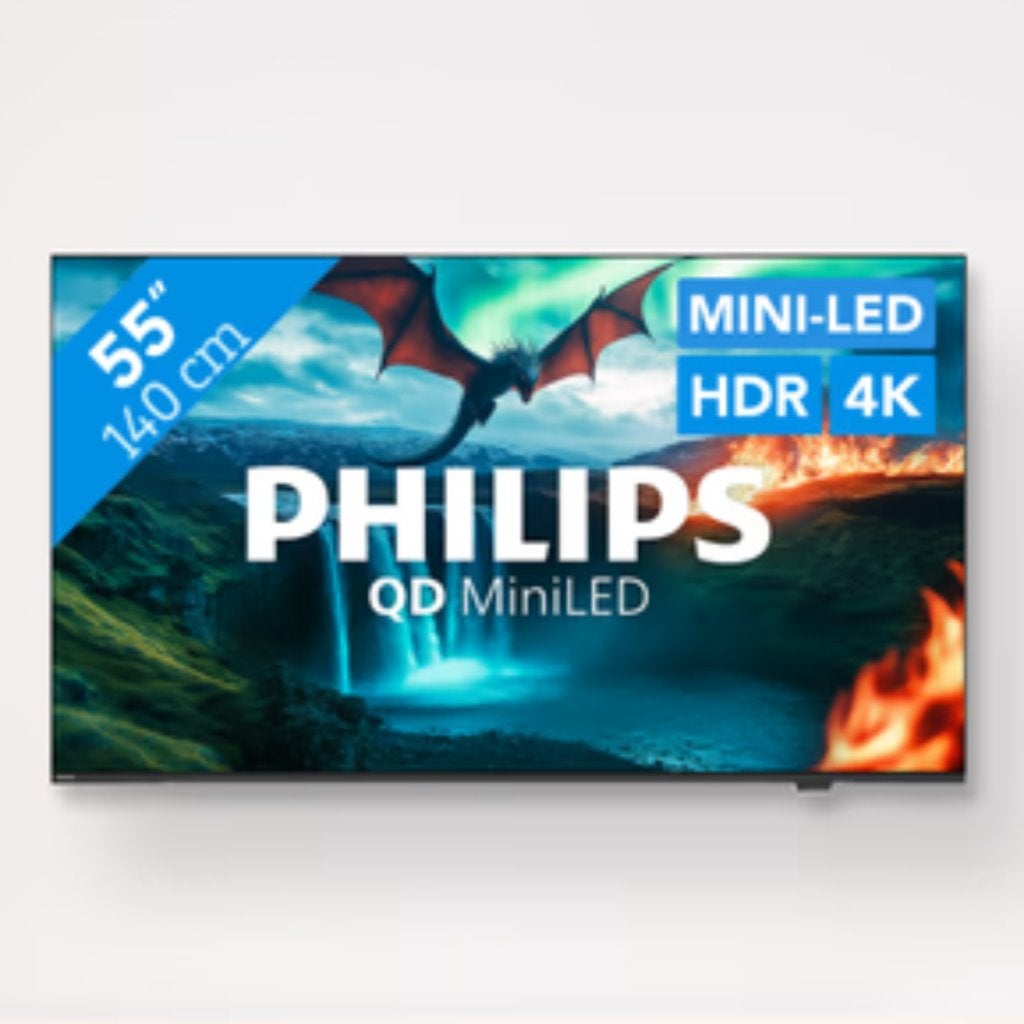 Philips 55 Inch Smart TV MLED810 4K (2025) | Nieuw, Philips, Nieuw, Support@philips.com, Philips Center
Amstelplein 2
1096 BC Amsterdam
Netherlands