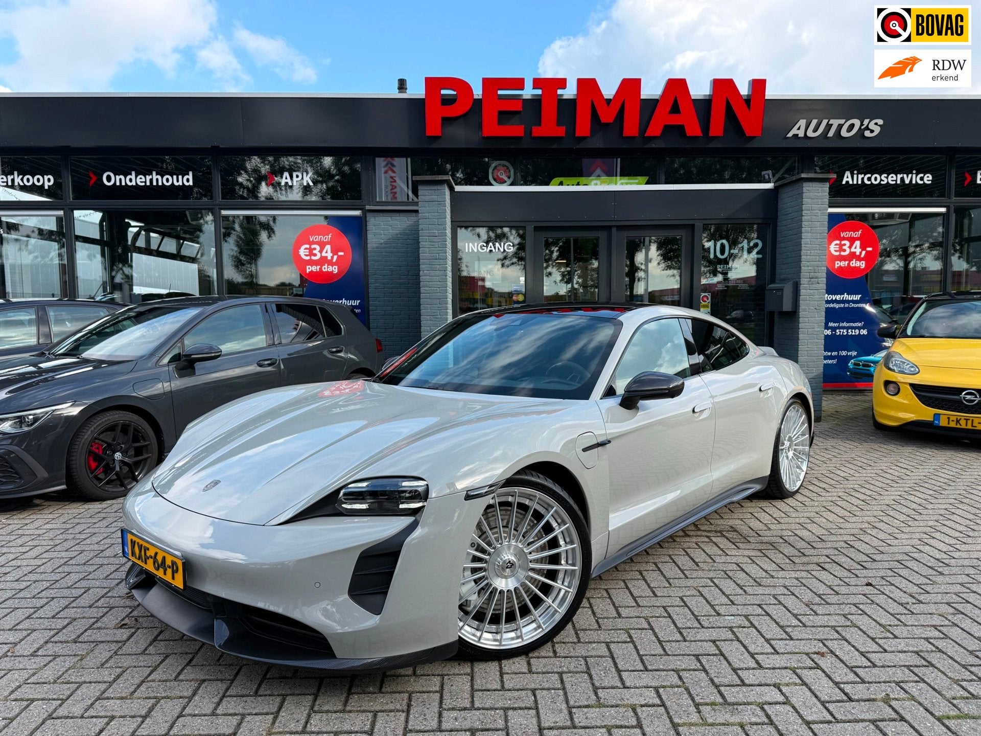 Porsche Taycan 4S Performance | Sportchrono | Panorama dak |, Auto's, Automaat, Gebruikt, Automatische klimaatregeling, 4 stoelen