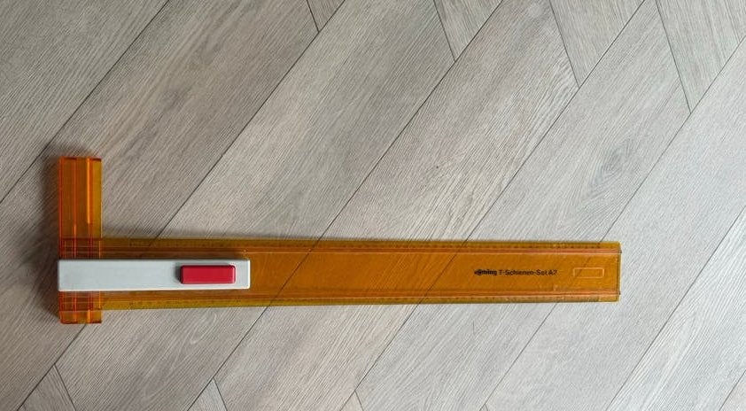 Rotring T-Schienen-Set A2 Tekenliniaal, Hobby en Vrije tijd, Ophalen of Verzenden, Zo goed als nieuw, Overige typen