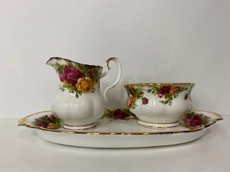 Royal Albert Old Country Roses set, Gebruikt, Overige typen, Ophalen of Verzenden, Nvt