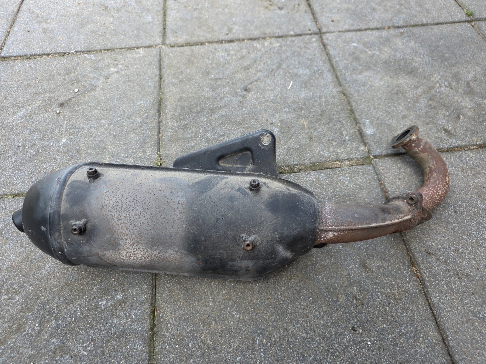 Gilera Piaggio Italjet sm06 uitlaat 180cc, Ophalen of Verzenden, Gebruikt, Uitlaat, Piaggio