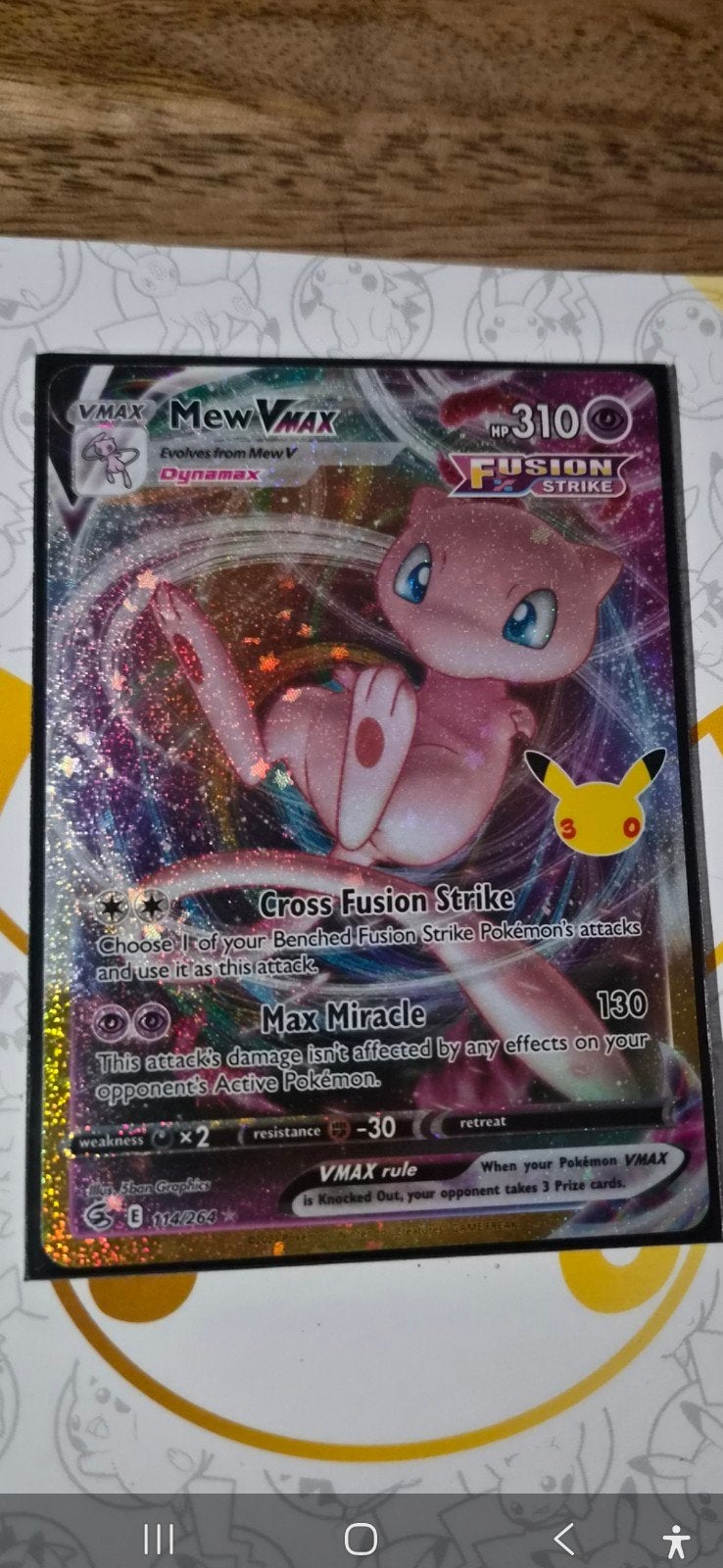 Mew Vmax  114/264, Ophalen of Verzenden
