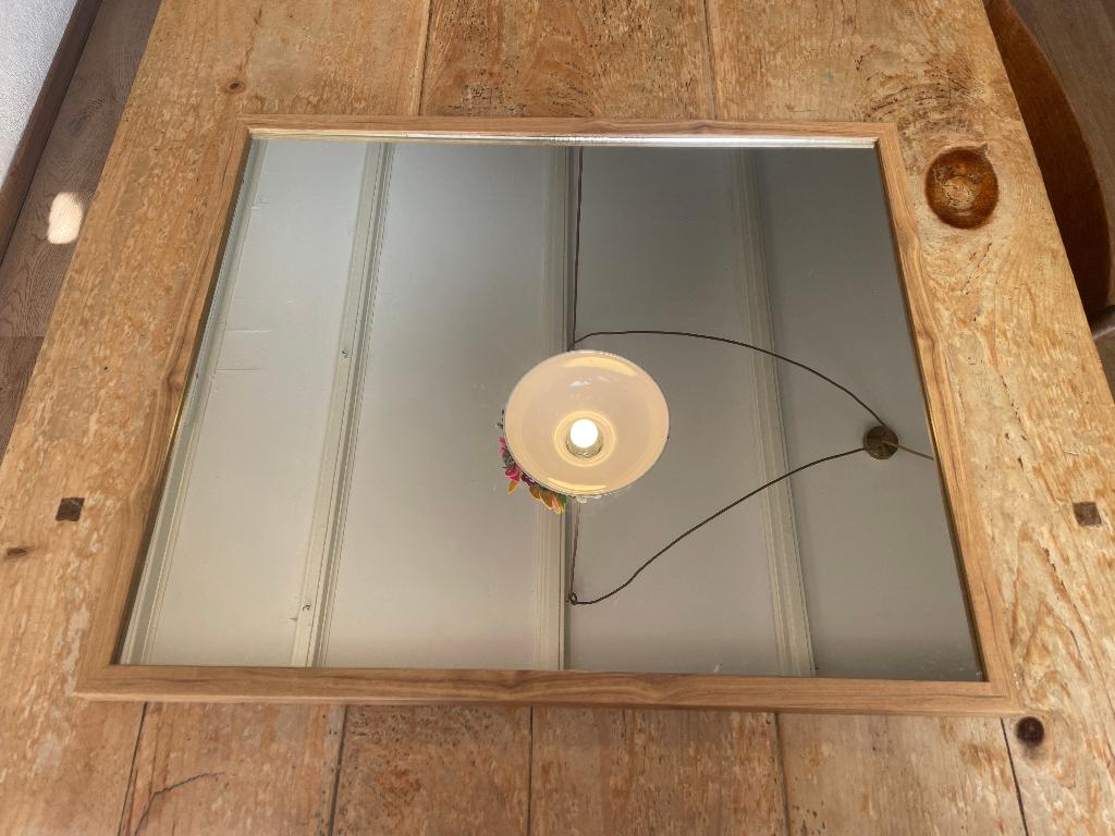 Rechthoekige spiegel van Loods 5, Huis en Inrichting, Woonaccessoires | Spiegels, Ophalen of Verzenden, Zo goed als nieuw, Minder dan 100 cm