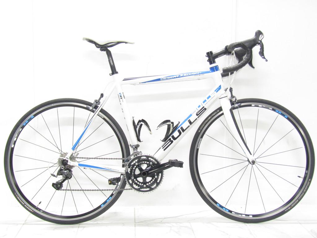 Bulls Desert falcon 1 wit heren 55cm 28inch, Fietsen en Brommers, Fietsen | Racefietsen, 53 tot 57 cm, Gebruikt, Overige merken