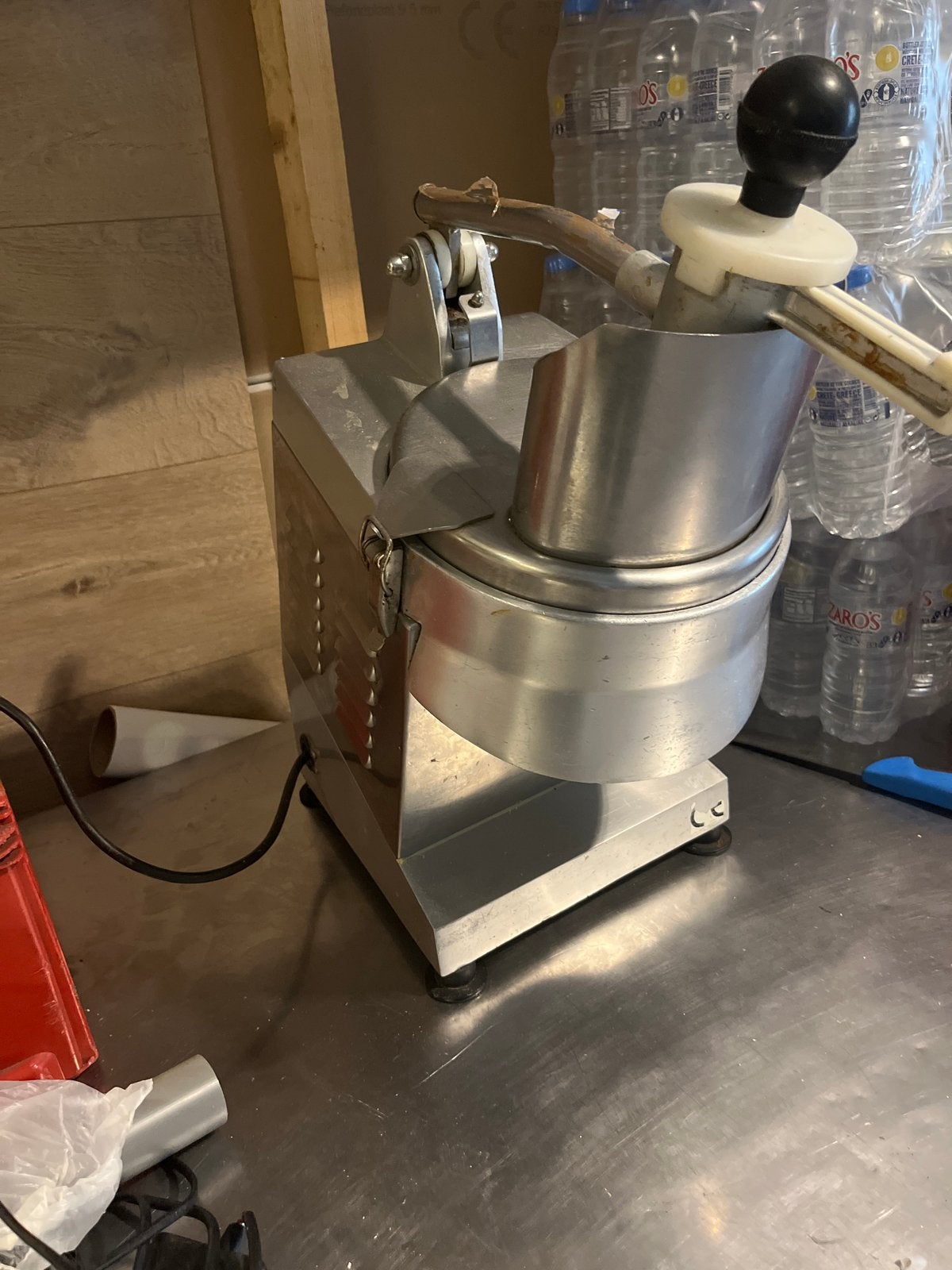 Professionele Groentesnijmachine kaas snijmachine, Ophalen, Gebruikt, Zilver, Metaal