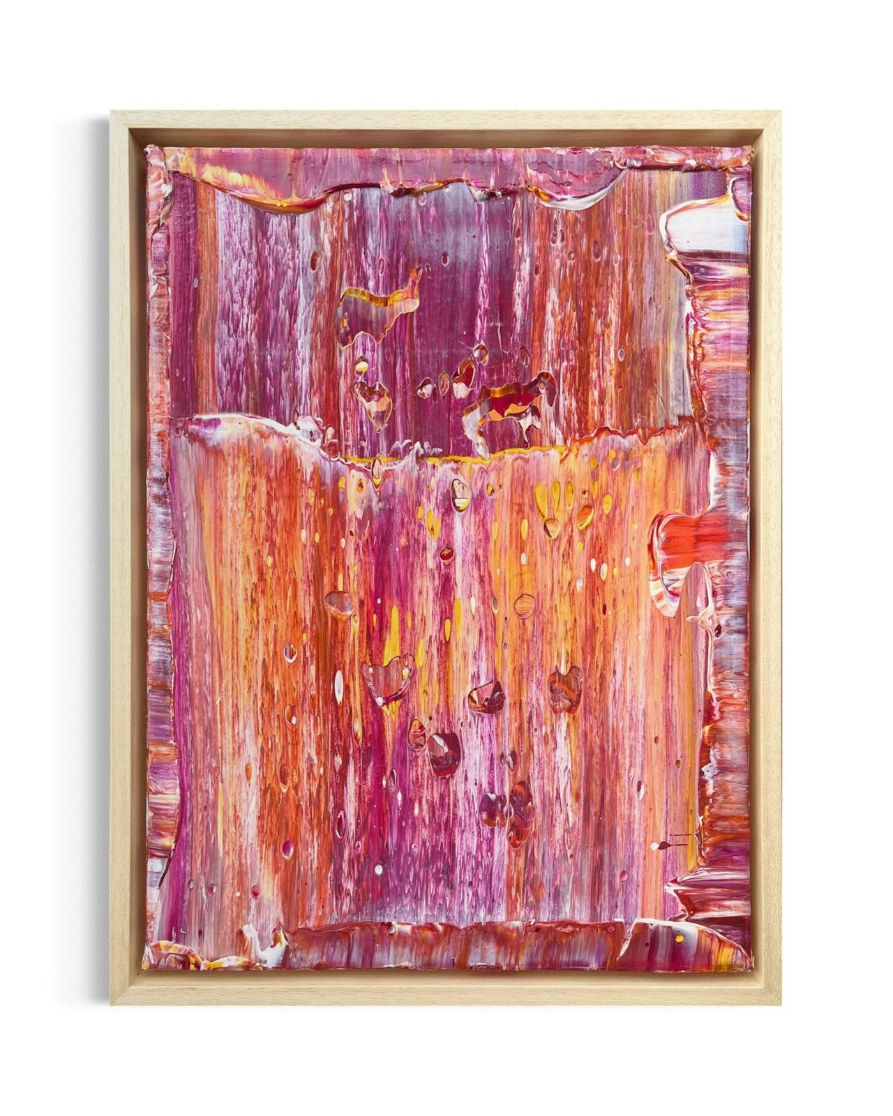 Abstract werk 30x40cm, Ophalen of Verzenden, Nieuw, Minder dan 50 cm, Schilderij