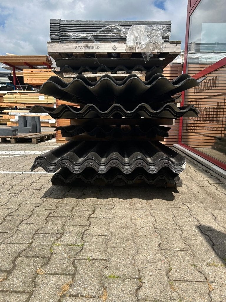 Vezelcement golfplaten restpartij, Ophalen, Gebruikt, 250 cm of meer, Overige typen
