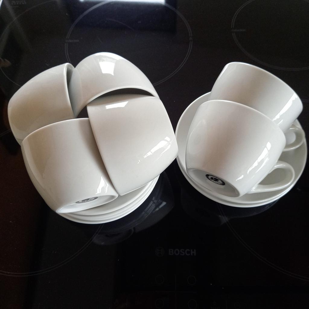 6 koffiekopjes/ cappuccinokopjes, Ophalen, Zo goed als nieuw, Overige stijlen, Kop(pen) en/of Schotel(s)