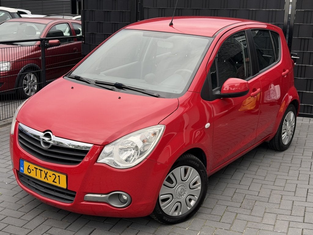Opel Agila 1.2 Edition 2009| ROOD| AIRCO| ELEK PAKKET| HOGE, Auto's, Voorwielaandrijving, 4 cilinders, 965 kg, Handgeschakeld