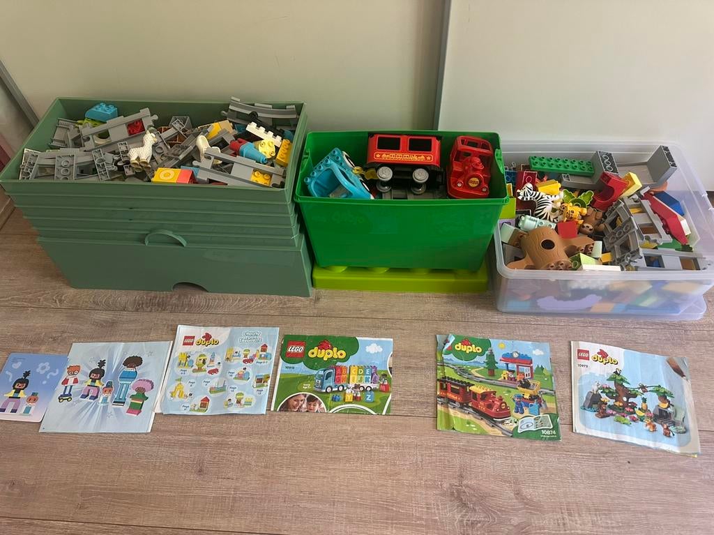 Lego Duplo 5 sets, Overige thema's, Ophalen of Verzenden, Zo goed als nieuw, Duplo