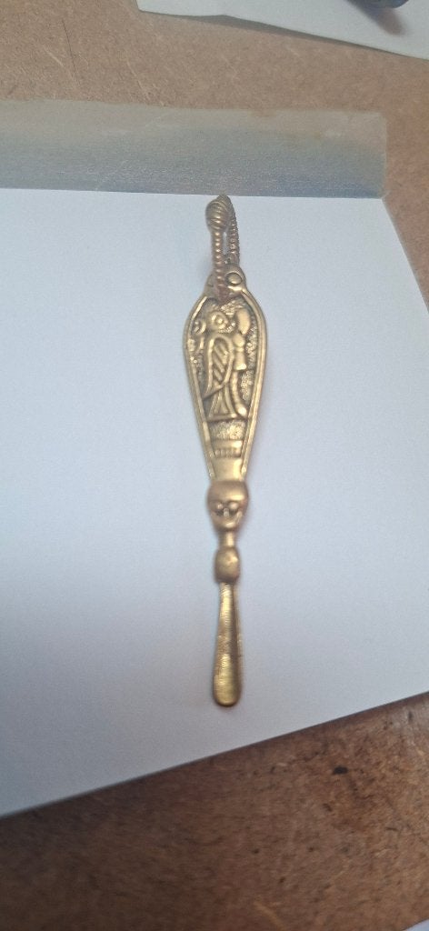Replica Bronzen Viking Oorlepel met Hanger, Ophalen of Verzenden