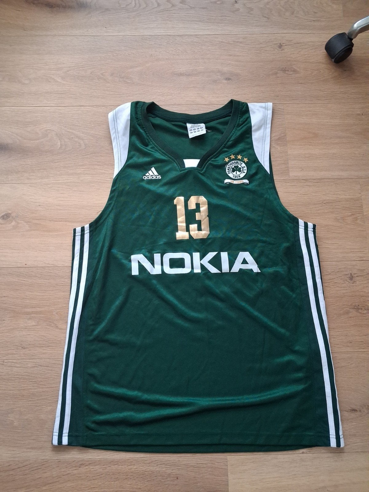 Vintage Boston Celtics basketbalshirt groen maat L, Maat 52/54 (L), Ophalen of Verzenden, Zo goed als nieuw, Adidas