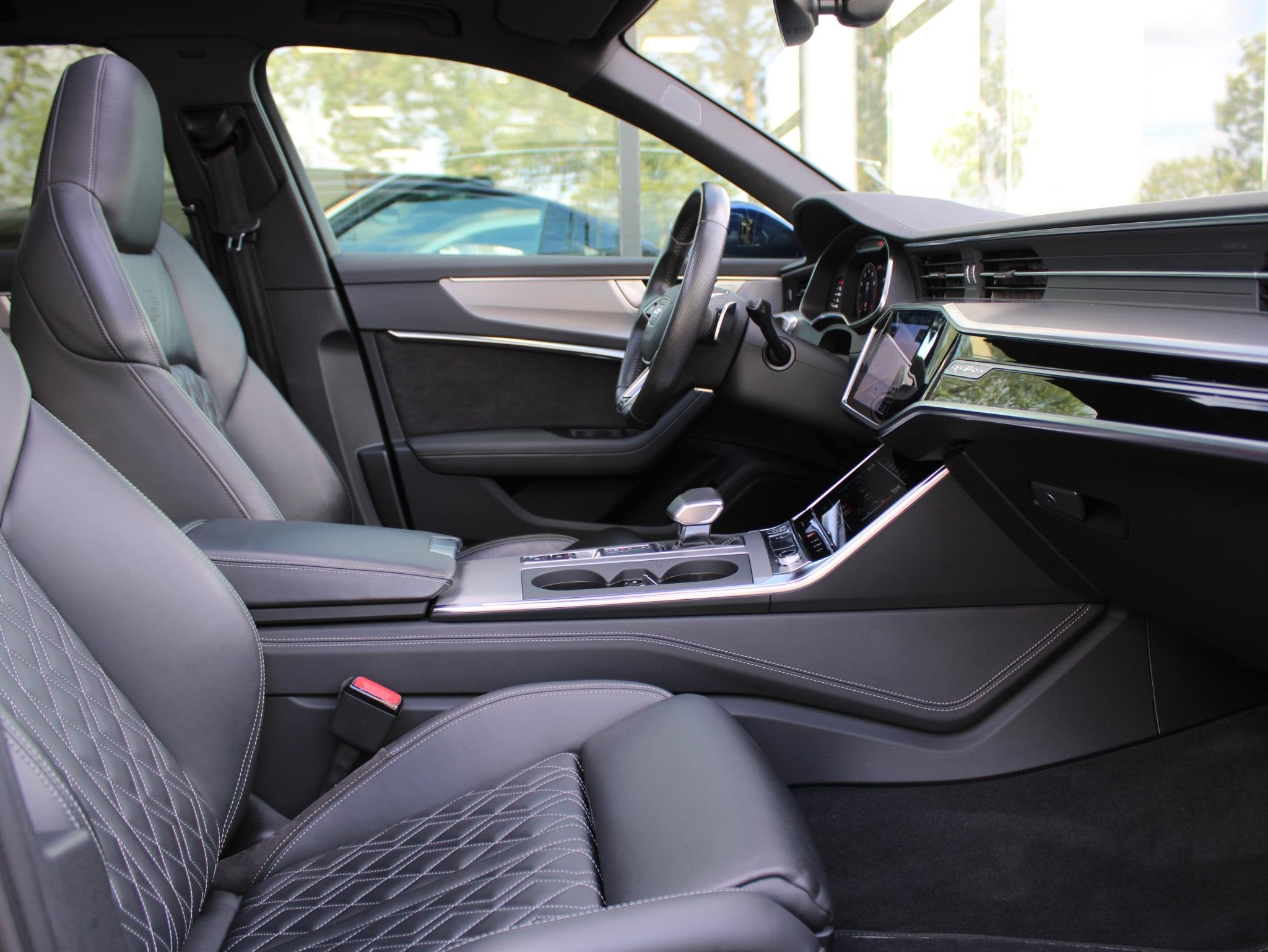 Audi A6 Avant 55 TFSI quattro Sport S line edition | Navi /, Auto's, Audi, Automaat, 12 maanden, Gebruikt, Blauw