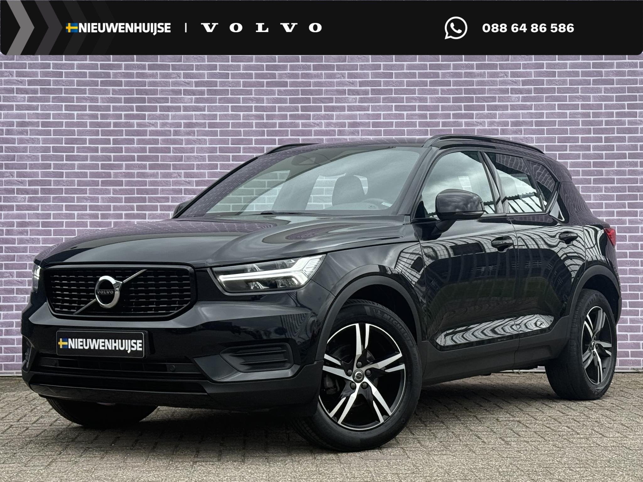 Volvo XC40 1.5 T2 R-Design | Stoel/stuur verwarming | Apple, Gebruikt, Euro 6, 129 pk, Leder en Stof