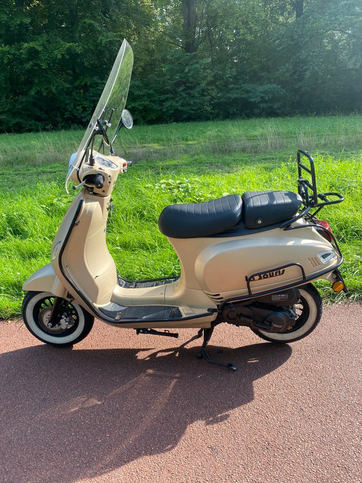 Vespa look a like La Souris Sourini R 2021 Geel 3029 km, Ophalen, Overige modellen, Maximaal 45 km/u, Zo goed als nieuw
