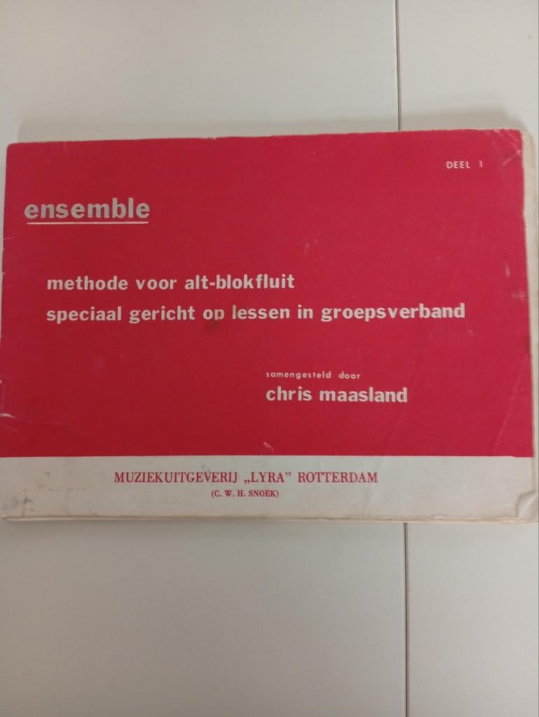 Ensemble voor alt fluit., Ophalen of Verzenden, Gebruikt, Alt