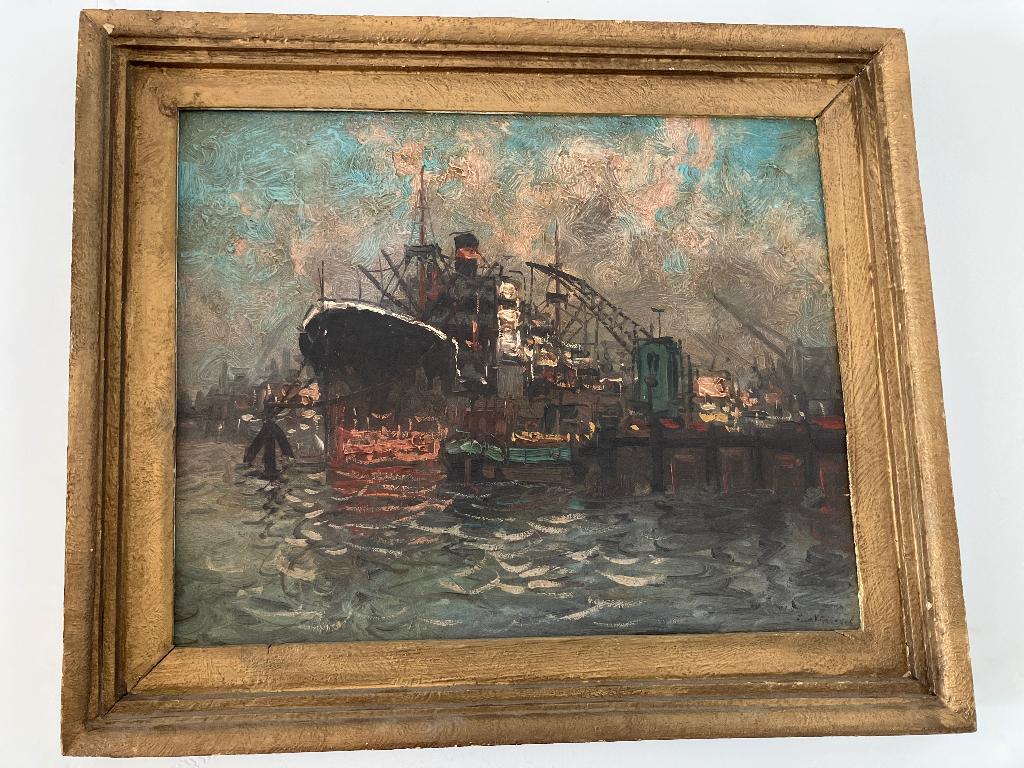 Havengezicht Rotterdam, Ophalen