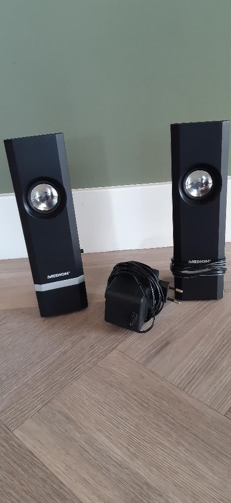 PC Speakers, Computers en Software, Pc speakers, Ophalen, Gebruikt, Audiokanaal 2, Medion