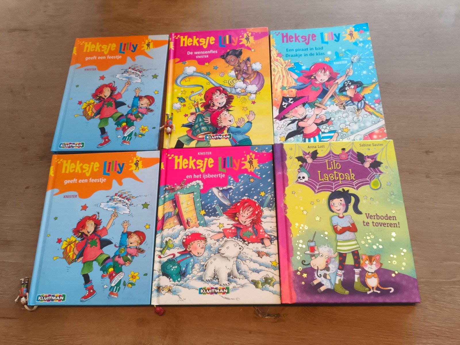 Heksje Lilly & Lilo Lastpak boeken (6 stuks), Ophalen, Zo goed als nieuw