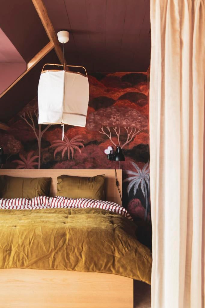 1 paneel Arte behang Ciel Tropical, Ophalen, Minder dan 10 m², Bruin