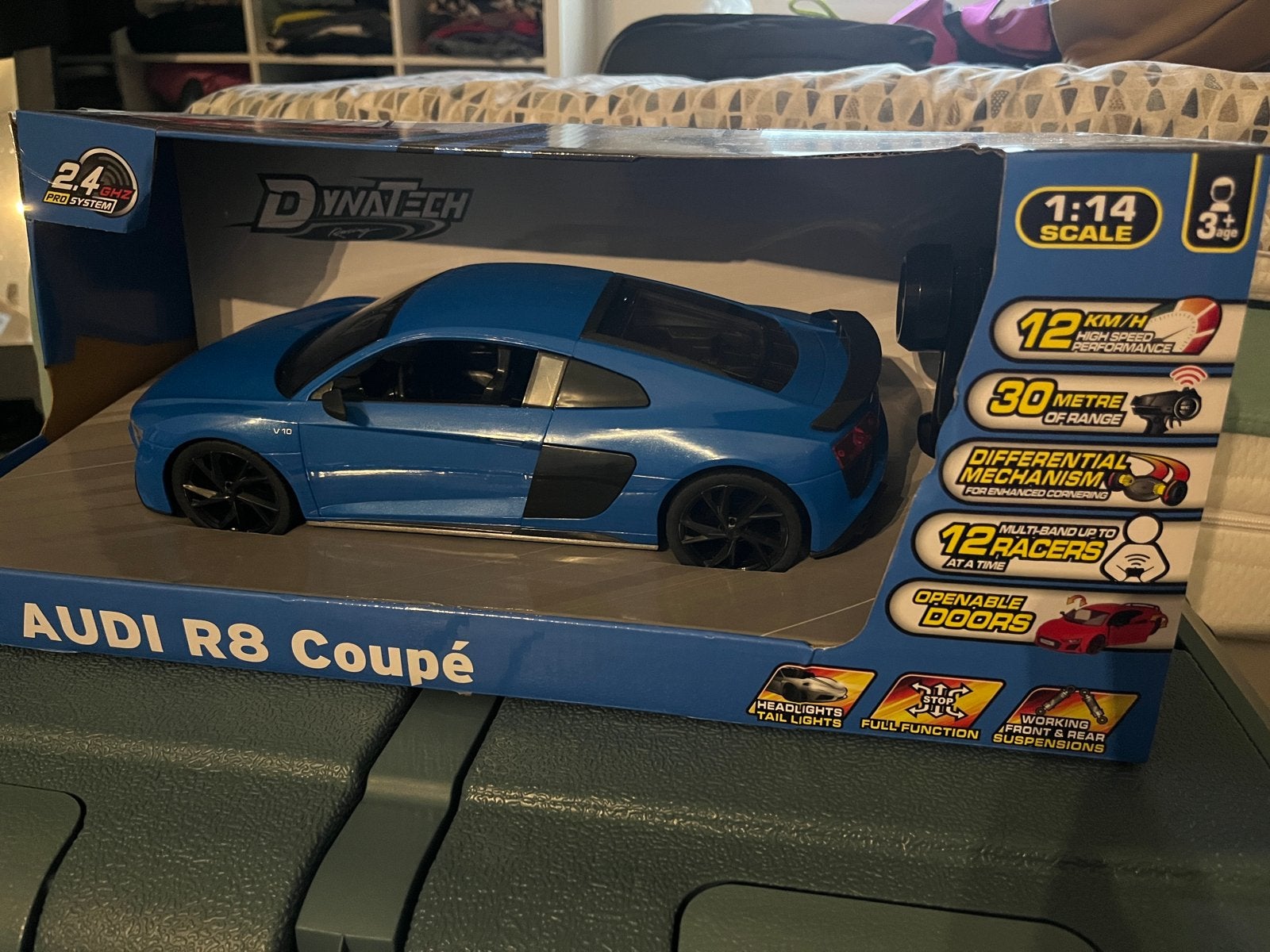 Dynatech Audi R8 Coupé RC Auto 1:14 Schaal, Auto, 1:32 tot 1:50, Nieuw, Ophalen
